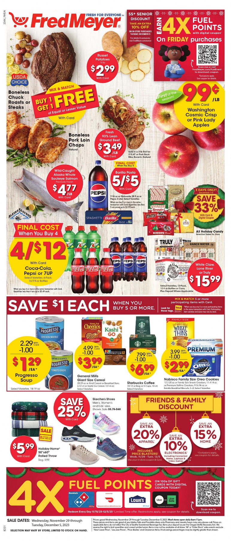 Fred Meyer Weekly Ad November 29 to December 5, 2023 1 – fred meyer ad 1 2