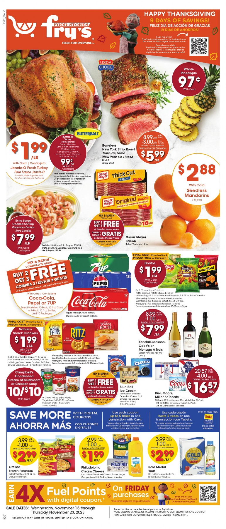 Fry's Food Christmas Deals 2023 1 – frys ad 1 1