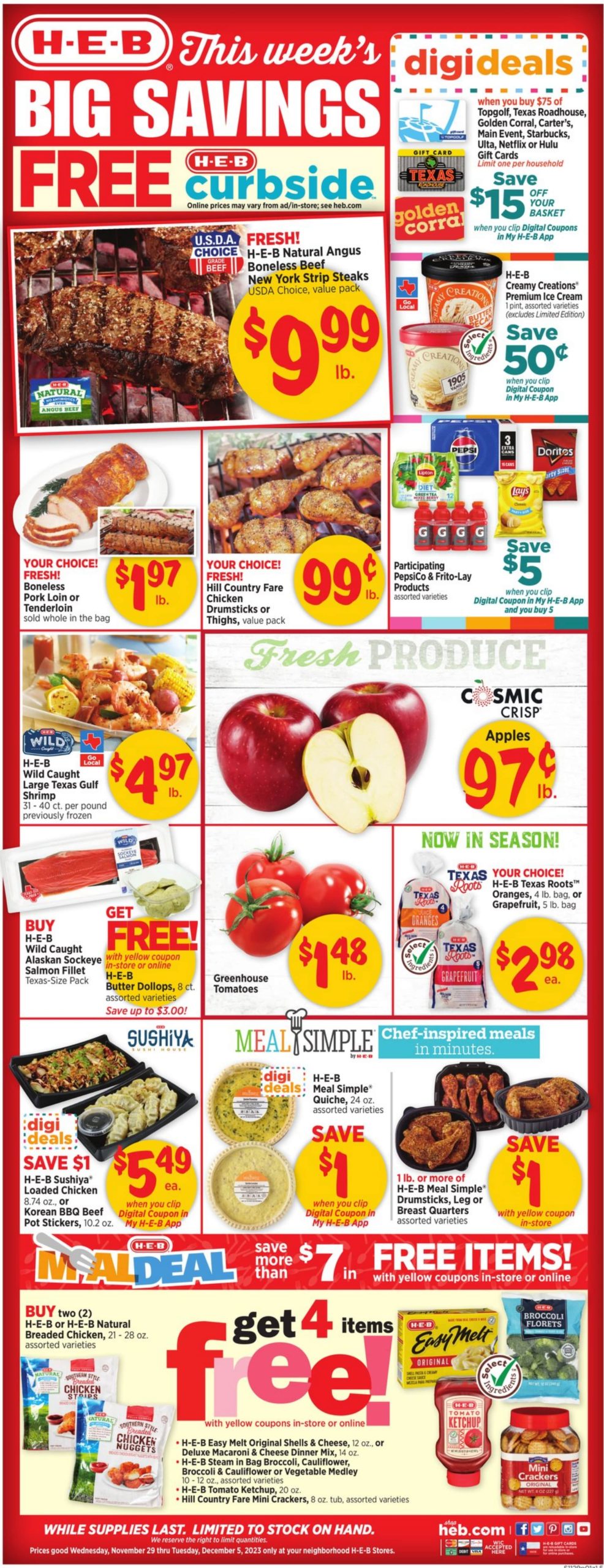 HEB Weekly Ad November 29 to December 5, 2023 1 – heb ad 1 2 scaled