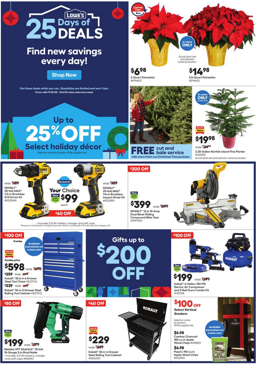Lowe's Weekly Ad November 30 to December 6, 2023 1 – lowes ad 1