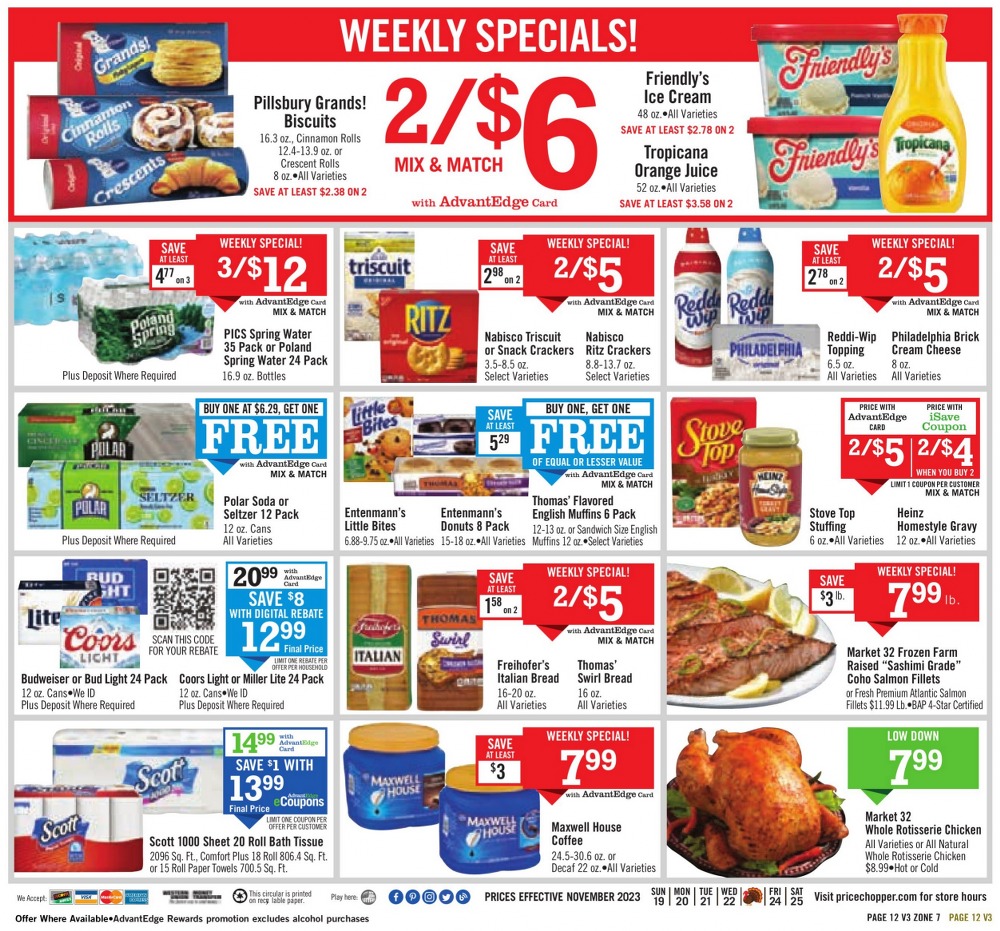 Price Chopper Weekly Ad December 3 to December 9, 2023 1 – price chopper ad 1 1