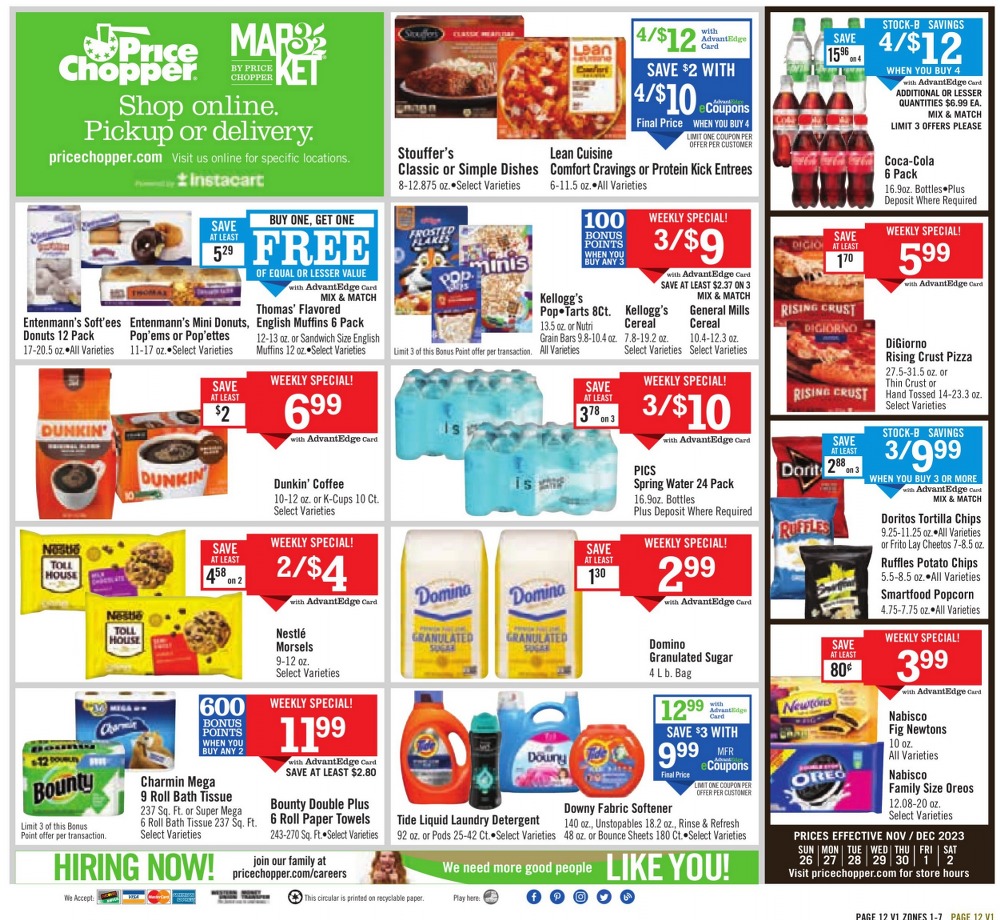 Price Chopper Weekly Ad December 17 to December 23, 2023 1 – price chopper ad 1 2