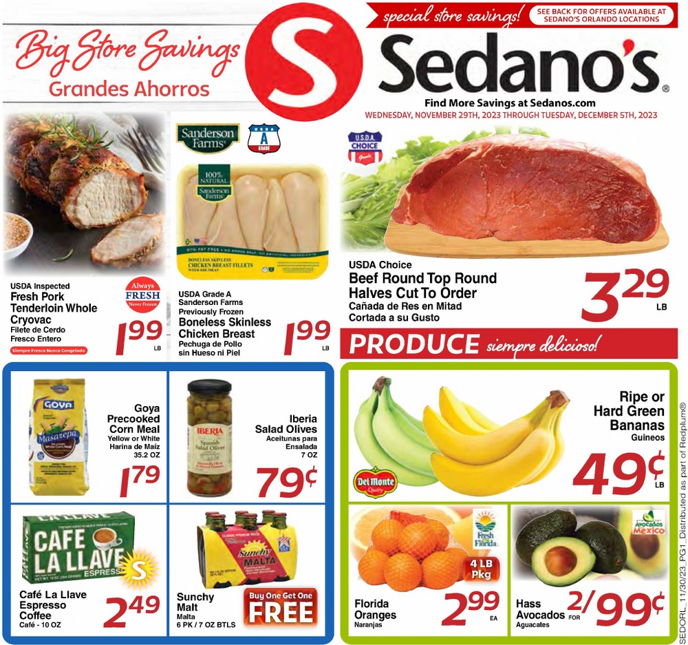 Sedano’s Weekly Ad November 29 to December 5, 2023 1 – sedanos ad 1 4