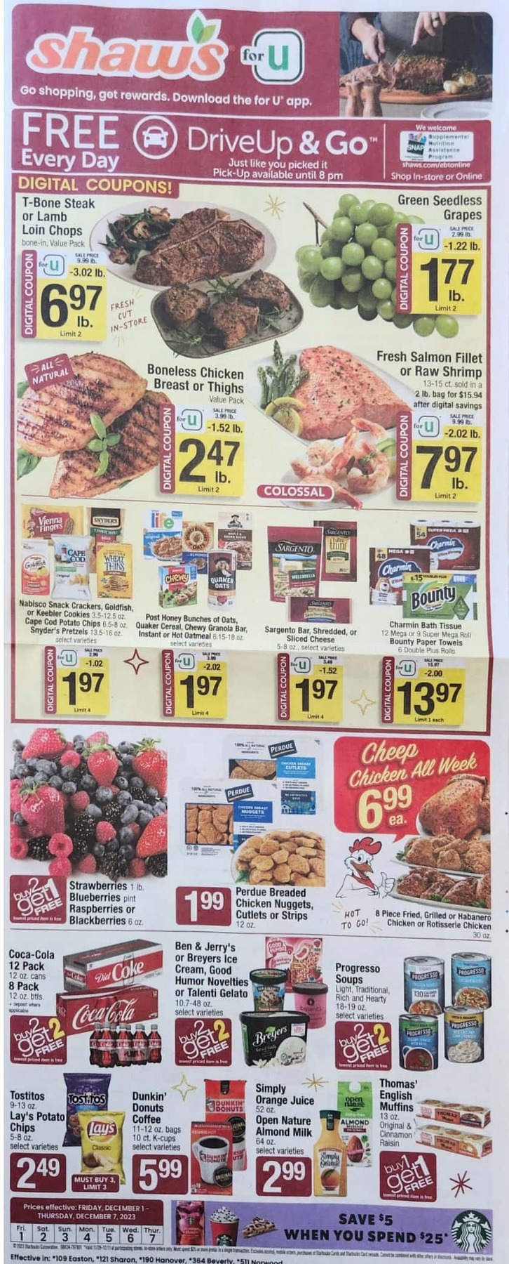 Shaw's Weekly Ad December 1 to December 7, 2023 1 – shaws ad 1 6