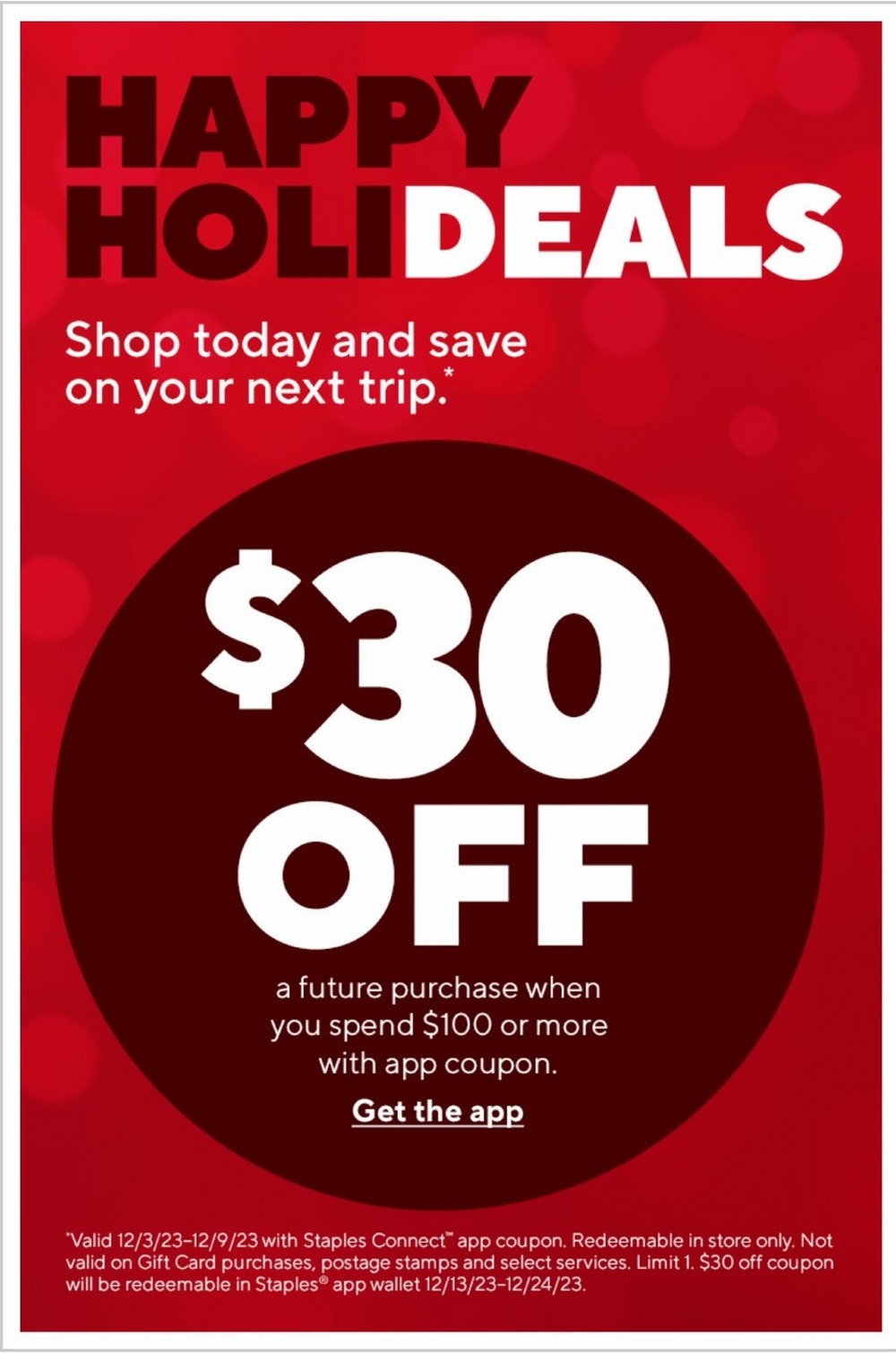 Staples Weekly Ad December 3 to December 9, 2023 1 – staples ad 1 3