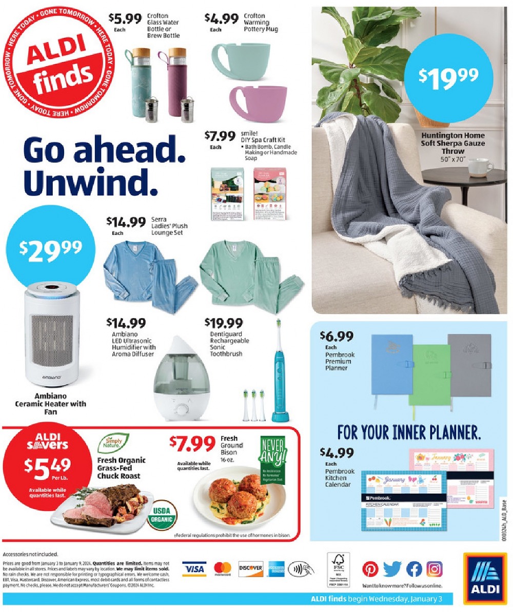 Aldi Weekly Ad January 3 to January 9, 2024 CurrentweeklyAds