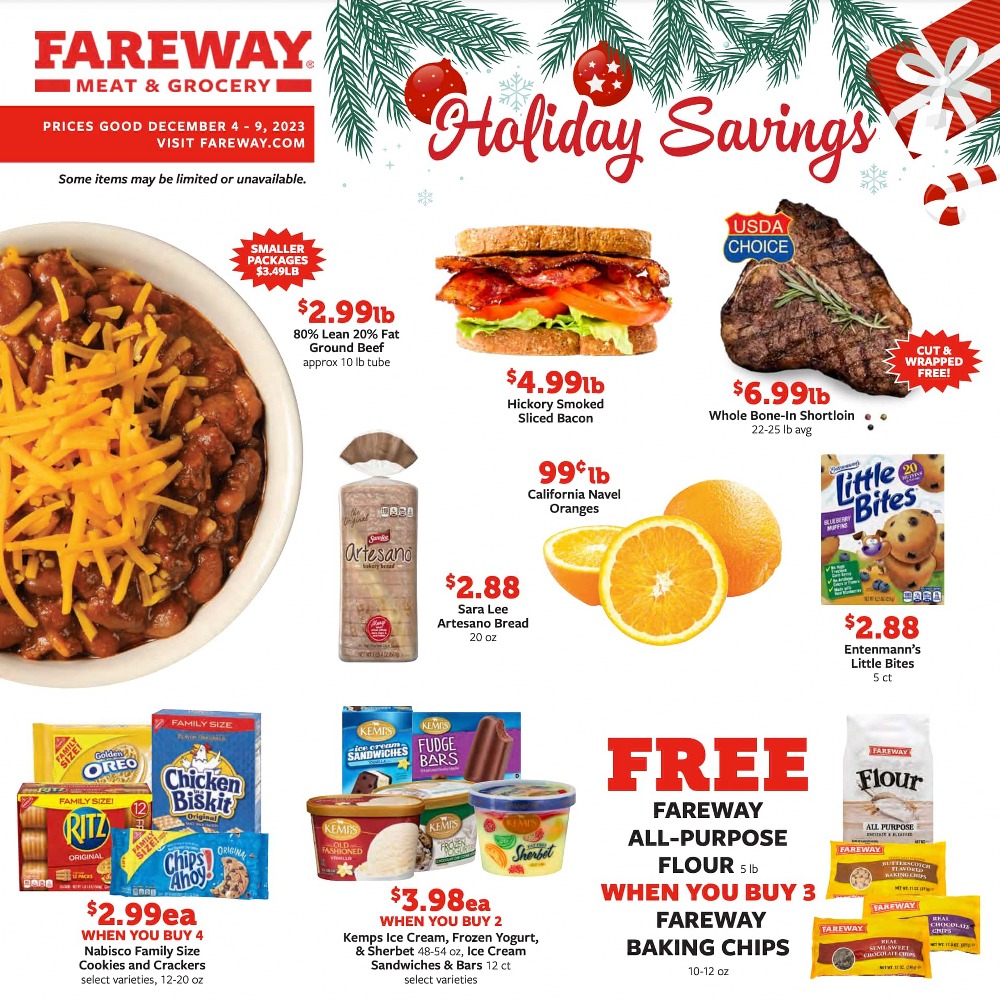 Fareway Weekly Ad December 4 to December 9, 2023 1 – fareway ad 1 2