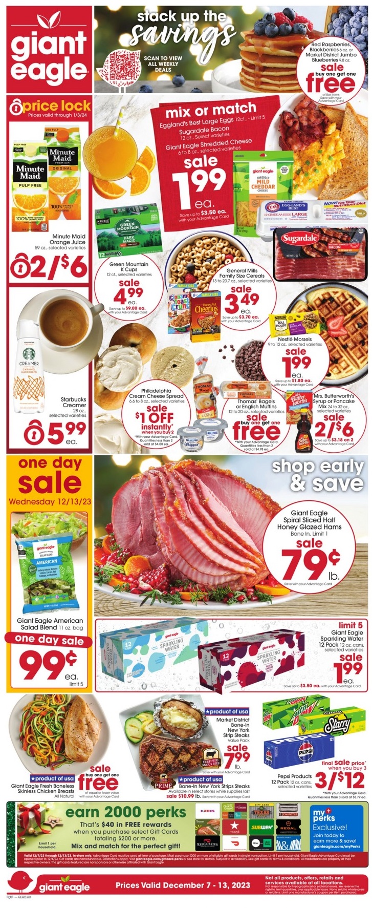 Giant Eagle Weekly Ad December 7 to December 13, 2023 1 – giant eagle ad 1