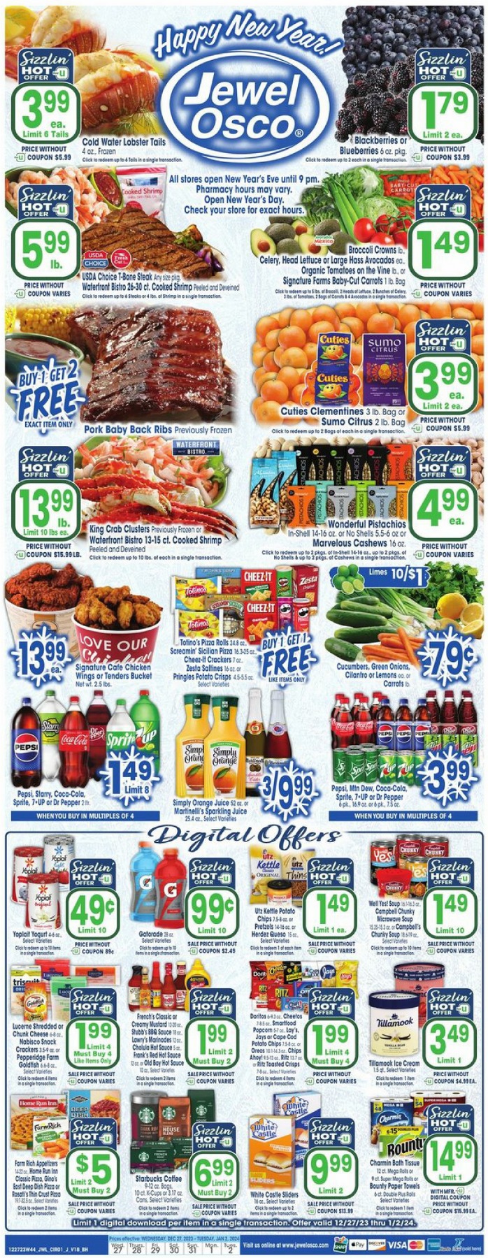 Jewel Osco Weekly Ad December 27 to January 2, 2024 CurrentweeklyAds