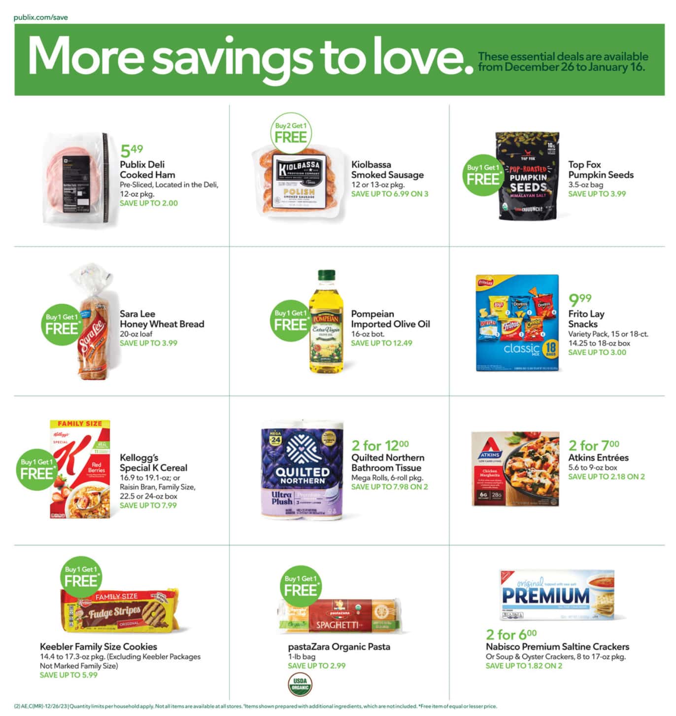 Publix Weekly Ad January 10 to January 16, 2024 CurrentweeklyAds