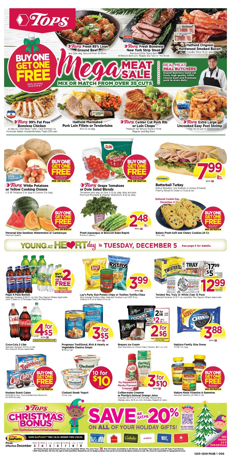 Tops Weekly Ad December 3 to December 9, 2023 1 – tops ad 1