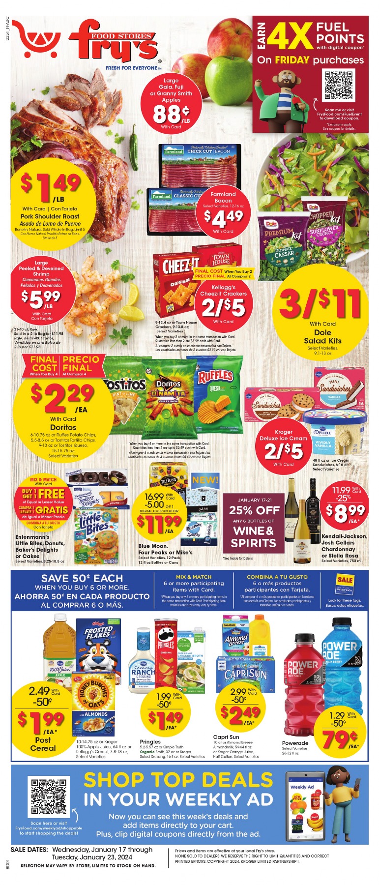 Fry's Food Weekly Ad February 7 to February 13, 2024 CurrentweeklyAds