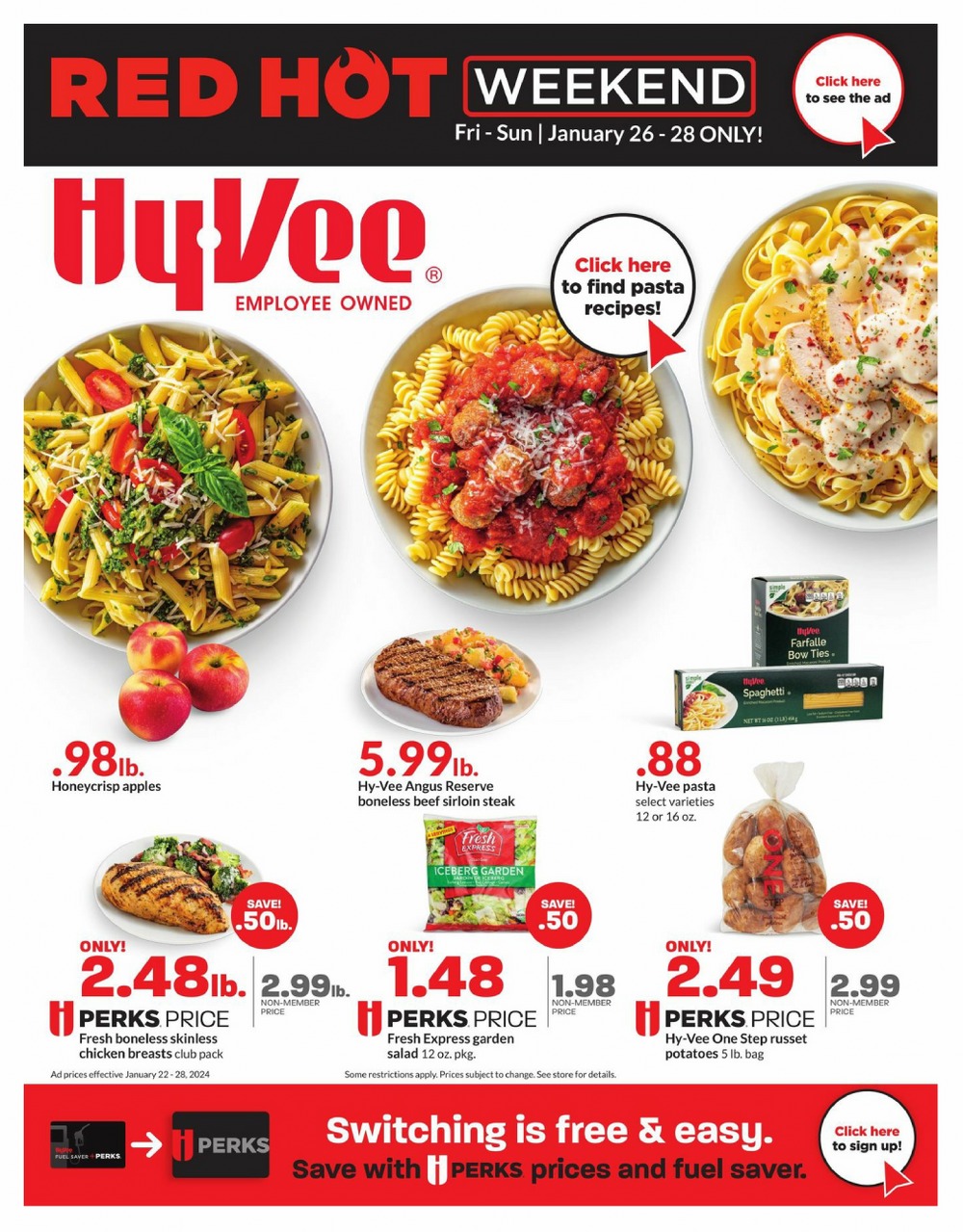 Hy Vee Weekly Ad January 22 To January 28 2024 WeeklyAdFlyers   Hyvee Ad 1 2 