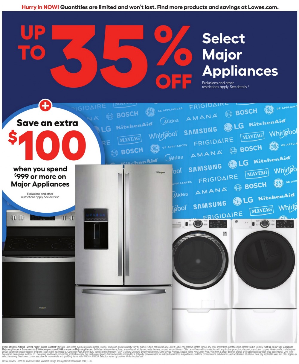 Lowe's Weekly Ad February 8 to February 14, 2024 CurrentweeklyAds