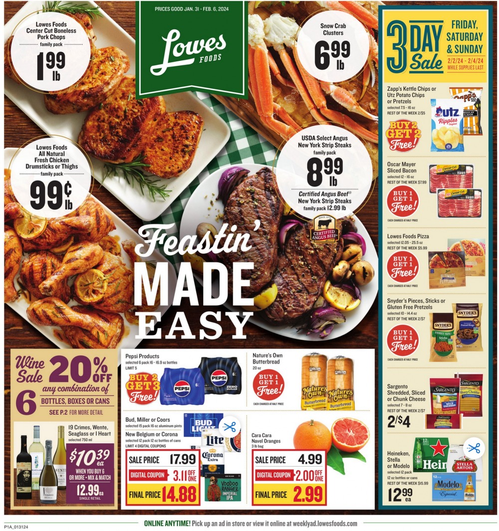 Lowes Foods Weekly Ad February 14 to February 20, 2024 » WeeklyAdFlyers