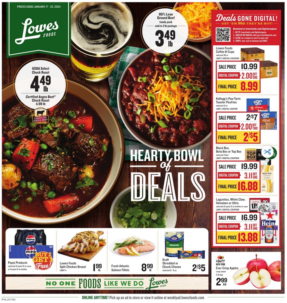 Lowes Foods Weekly Ad January 31 to February 6, 2024 WeeklyAdFlyers