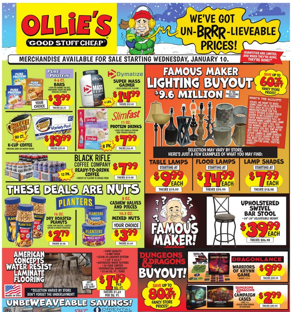 Ollie’s Weekly Ad January 11 to January 17, 2024 WeeklyAdFlyers