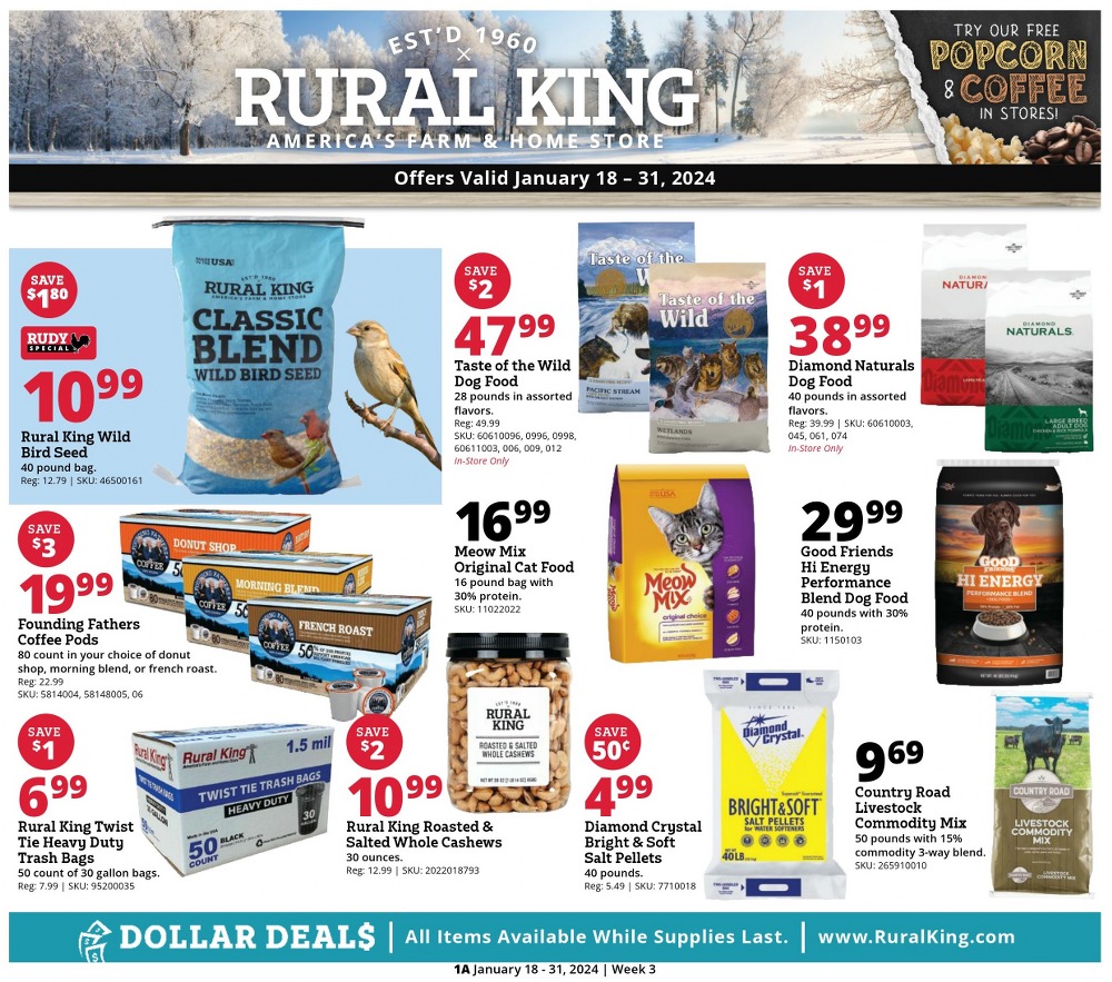 Rural King Weekly Ad January 25 to January 31, 2024 WeeklyAdFlyers