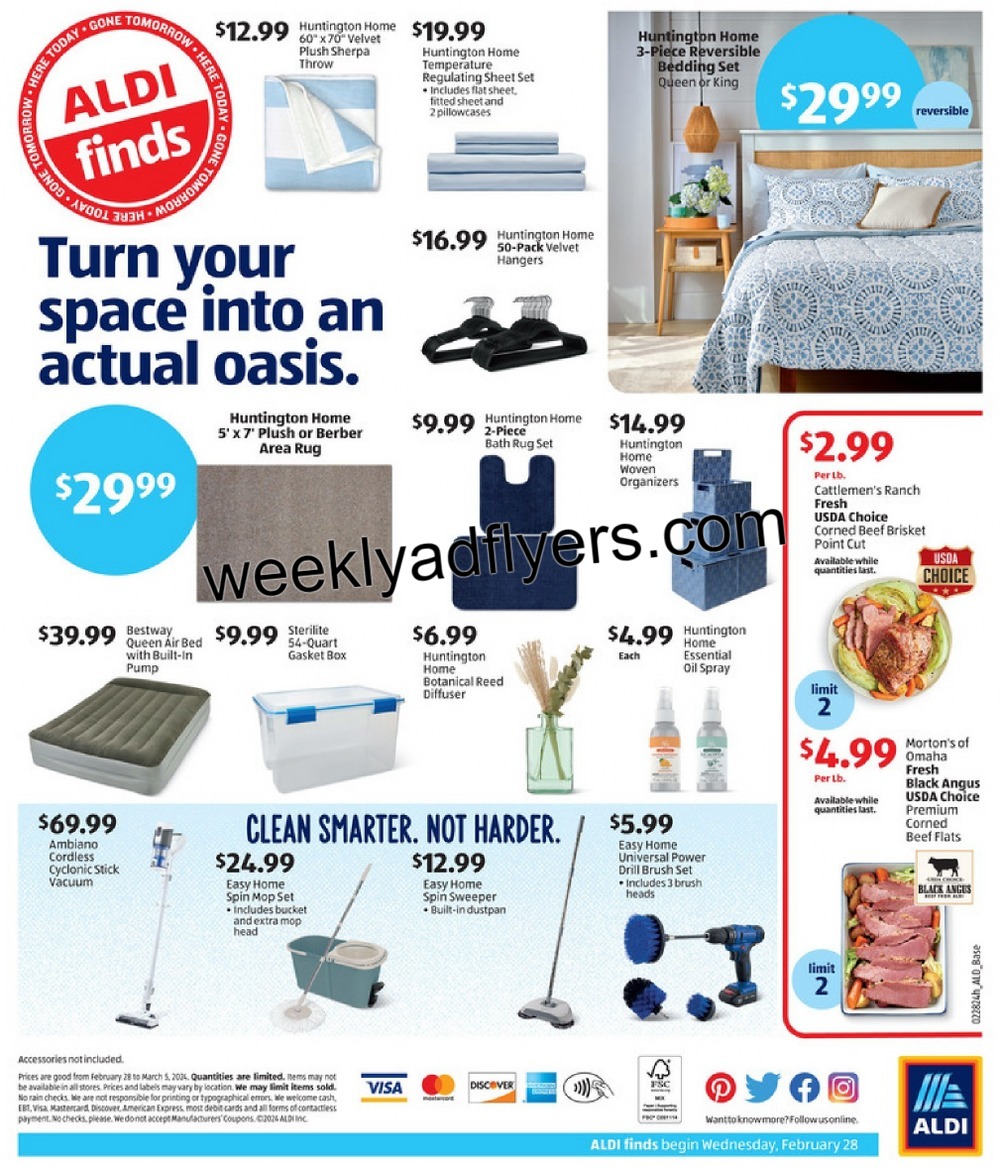 Aldi Weekly Ad February 28 to March 5, 2024