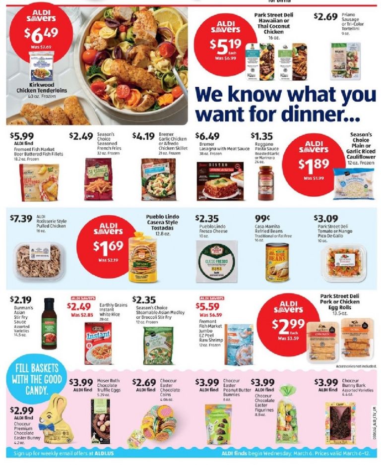 Aldi Weekly Ad March 6 to March 12 2024