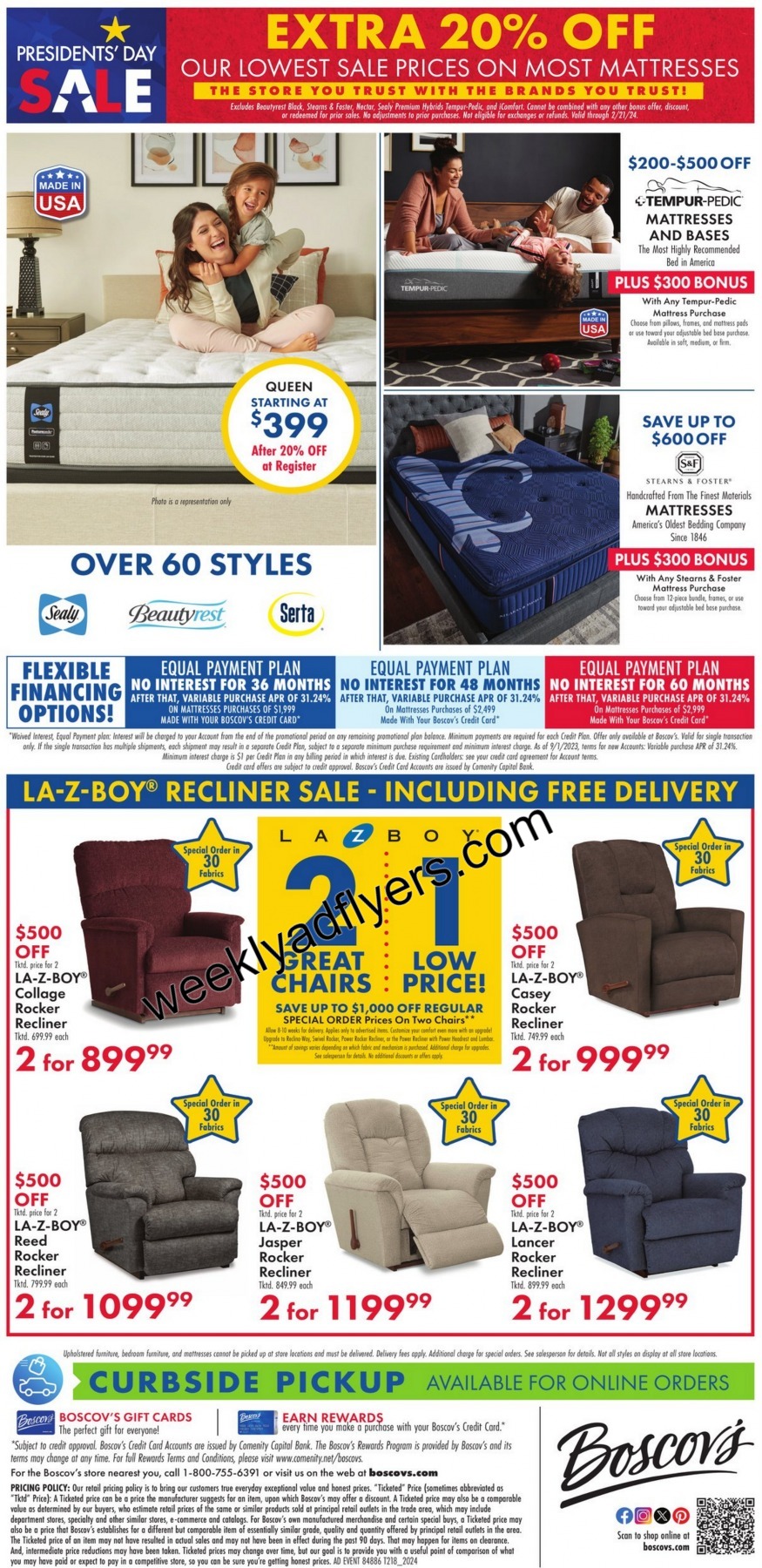 Boscov's Weekly Ad February 15 to February 21, 2024