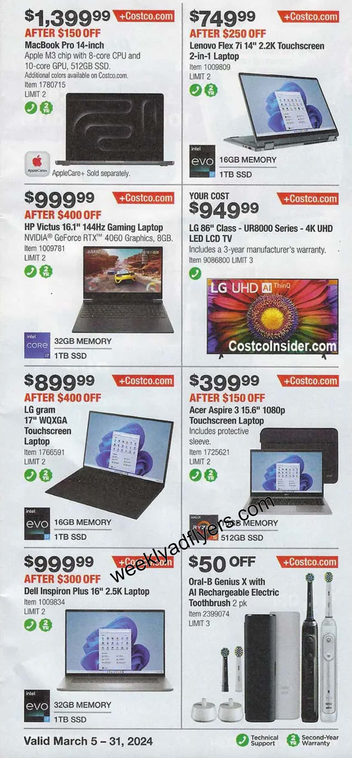Costco Weekly Ad March 13 to March 24, 2024