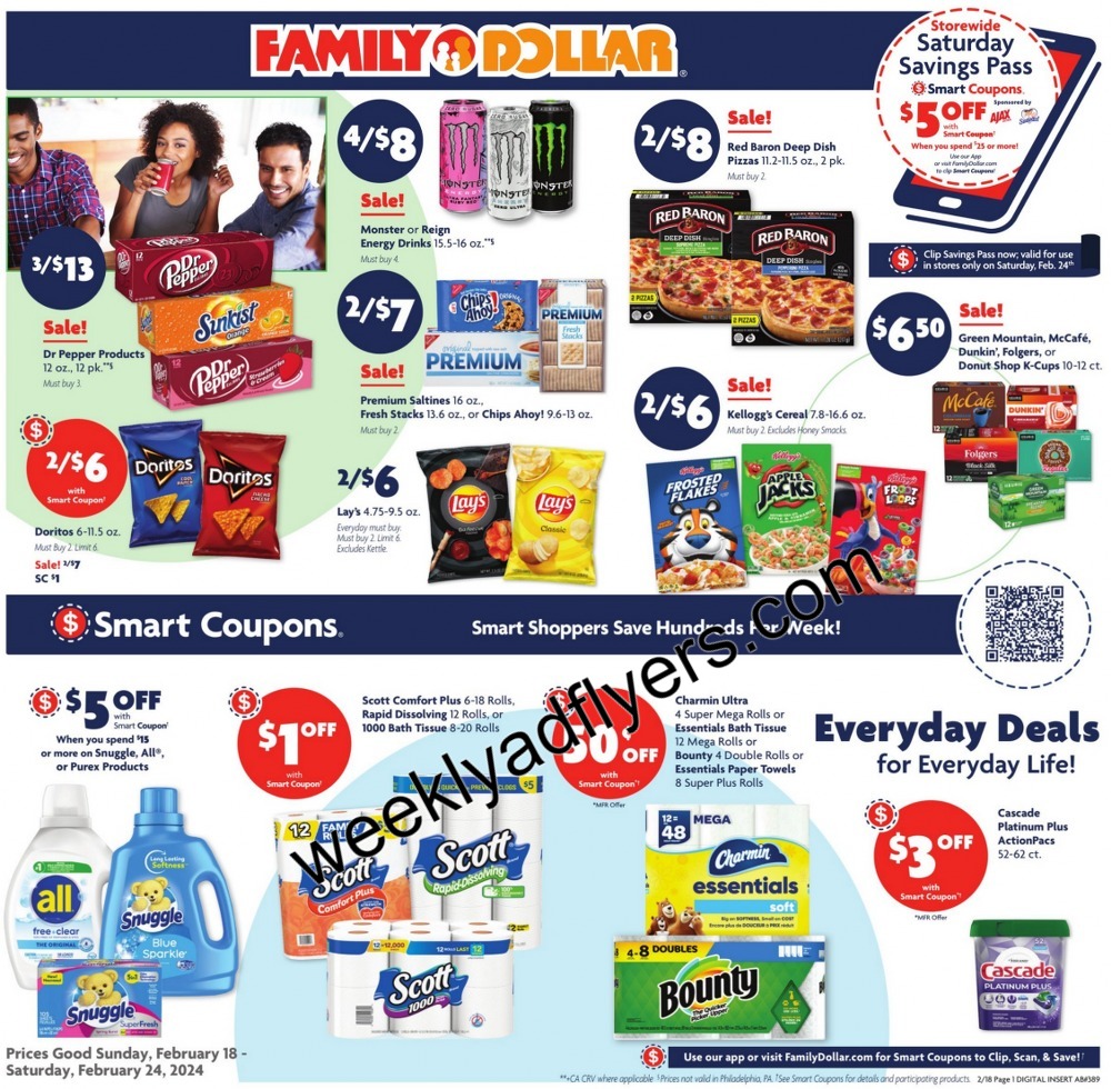 Family Dollar Weekly Ad February 18 to February 24, 2024 1 – family dollar ad 1 2