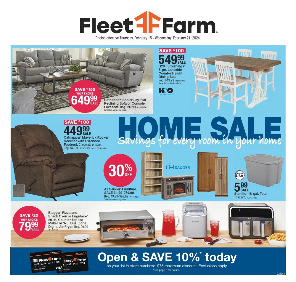 Fleet Farm Weekly Ad February 15 to February 21 2024