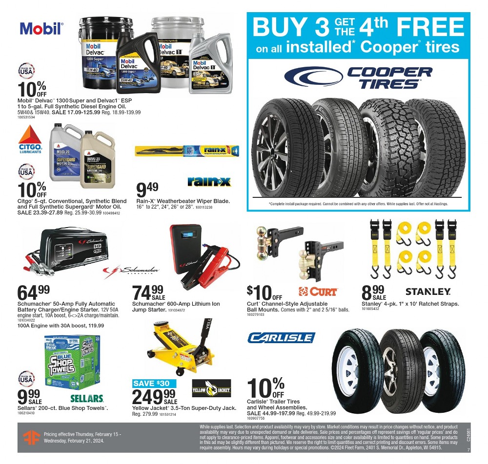 Fleet Farm Weekly Ad February 15 to February 21, 2024