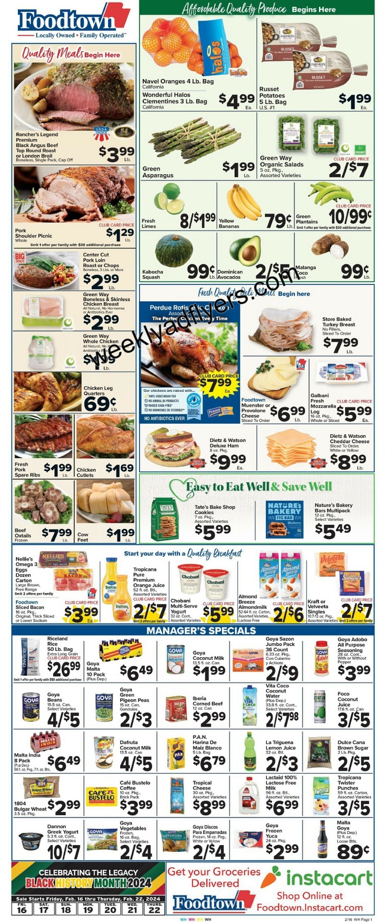 Foodtown Weekly Ad February 16 to February 22, 2024 1 – foodtown ad 1 1