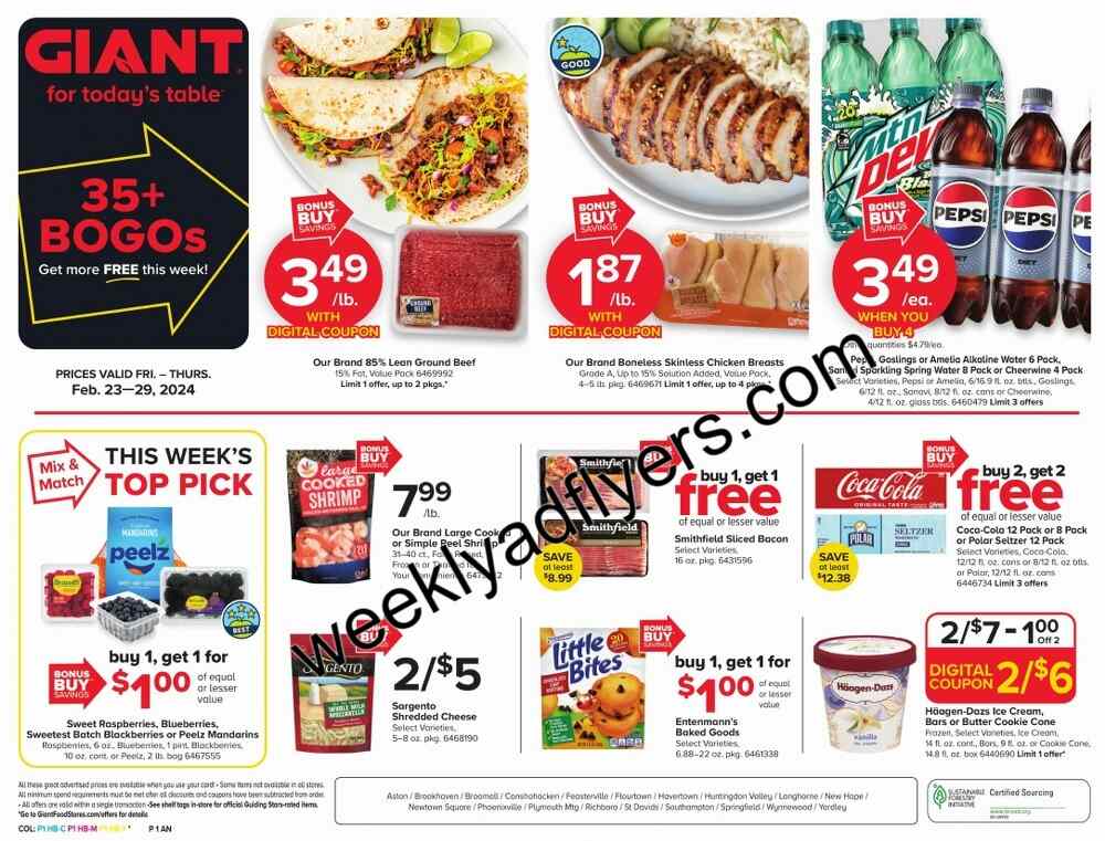 Giant Weekly Ad February 23 to February 29, 2024 1 – giant ad 1 6