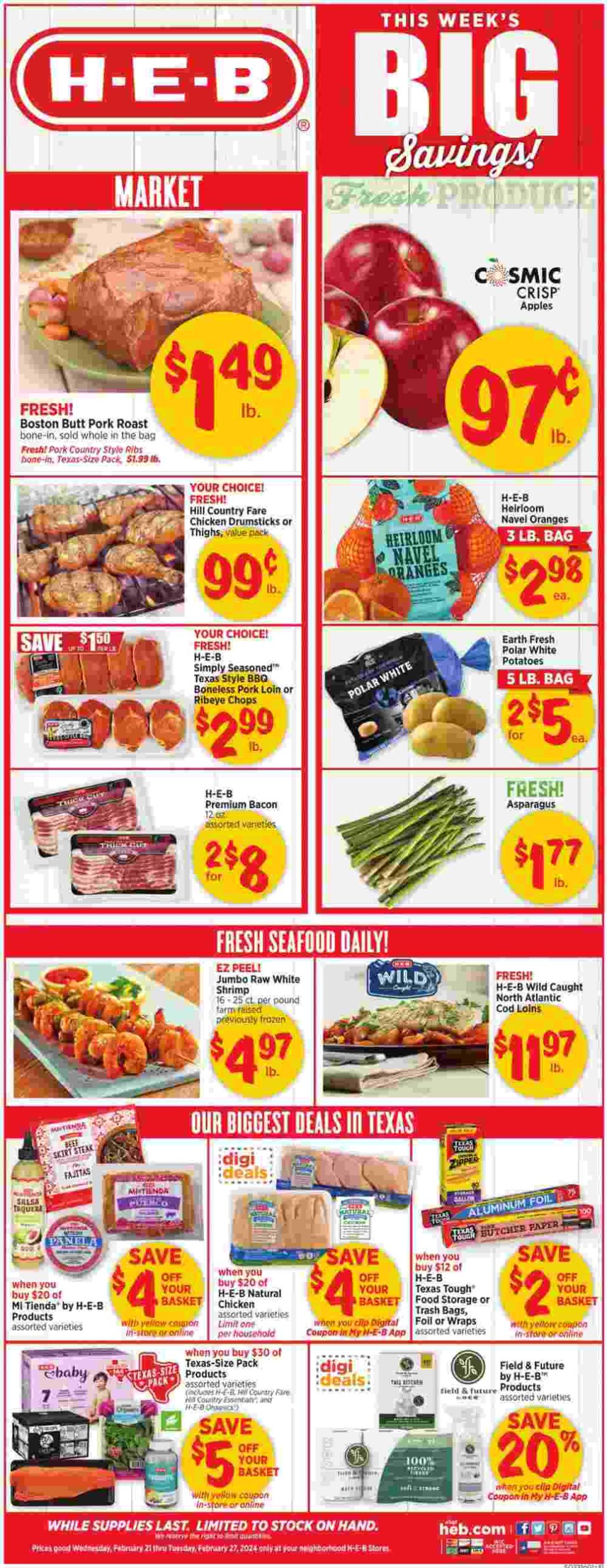 HEB Weekly Ad February 21 to February 27, 2024 1 – heb ad 1 4 scaled