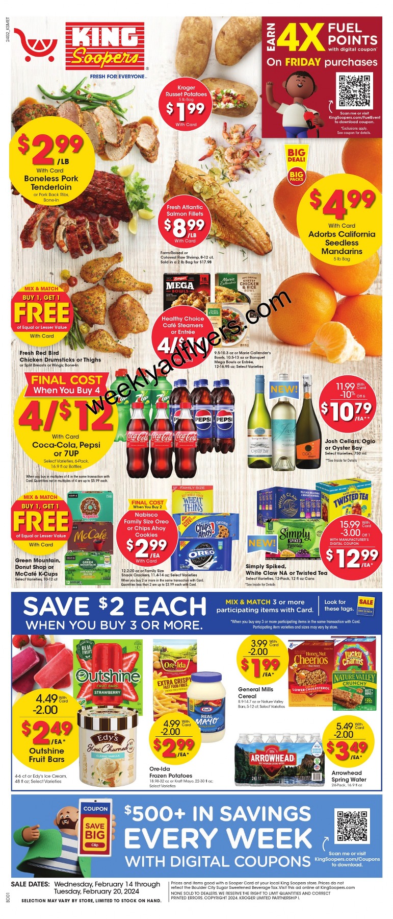 King Soopers Weekly Ad February 14 to February 20, 2024 1 – king soopers ad 1 1