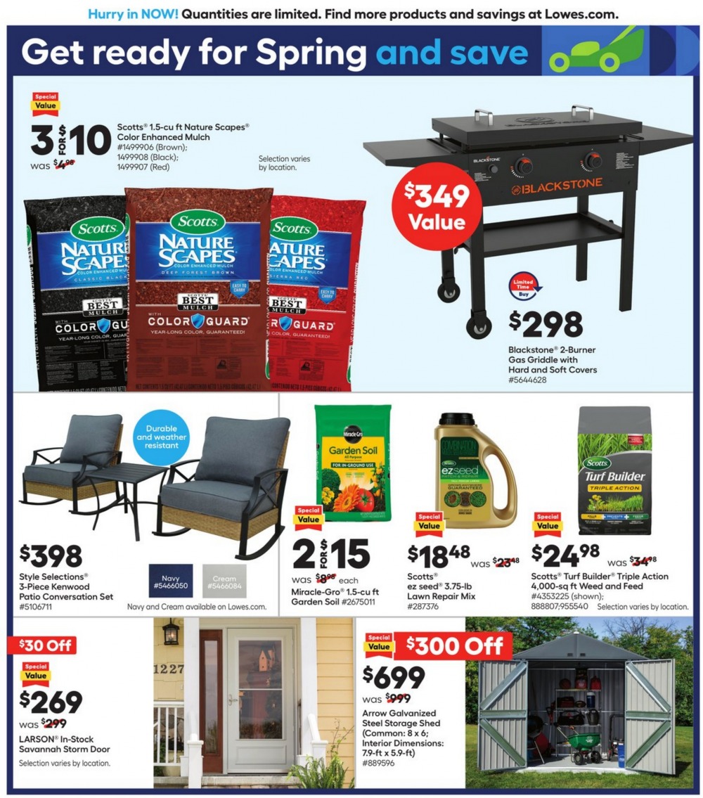 Lowe's Weekly Ad March 7 to March 13, 2024