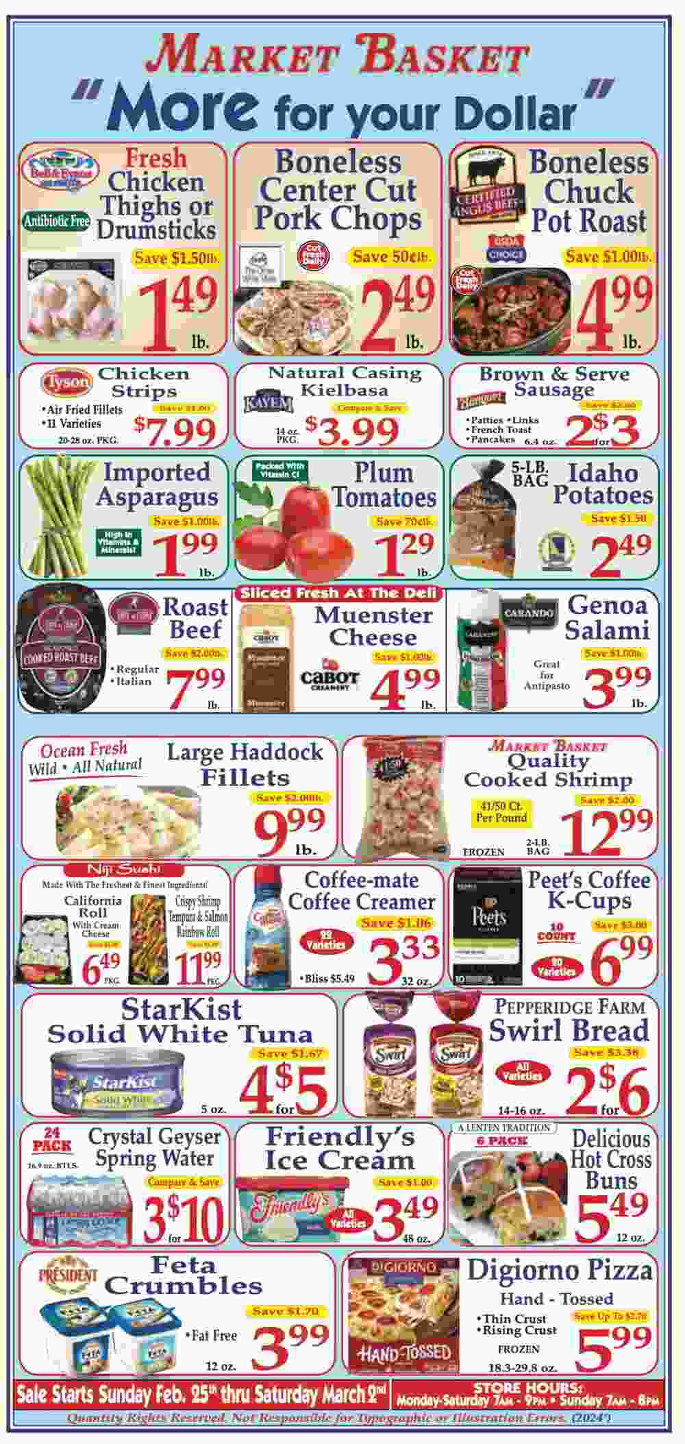 Market Basket Weekly Ad February 25 to March 2, 2024 1 – market basket ad 1 2 scaled 1