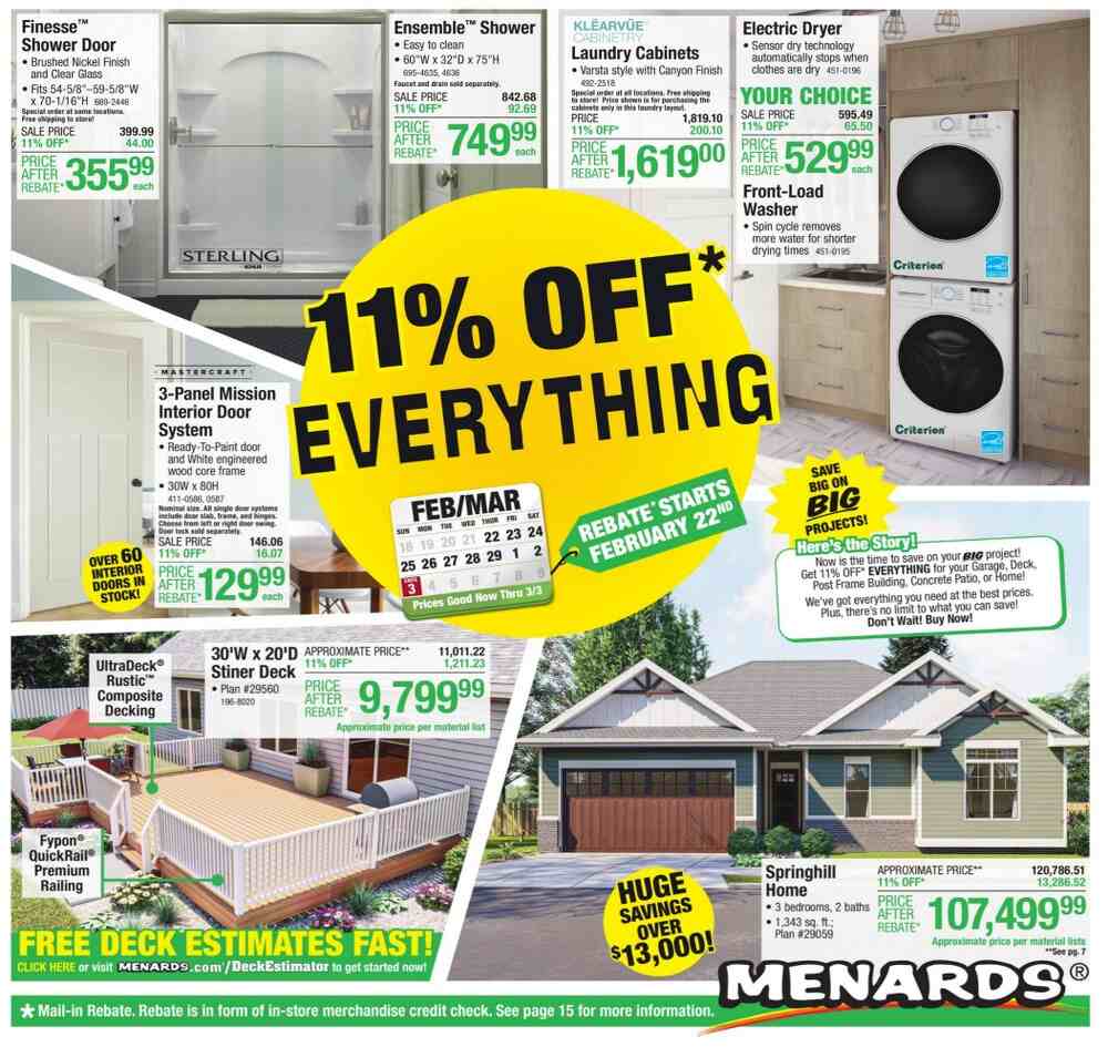 Menards Weekly Ad March 13 To March 24 2024   Menards Ad 1 3 