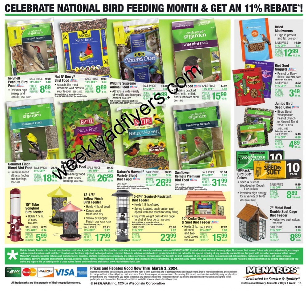 Menards Weekly Ad March 13 to March 24, 2024