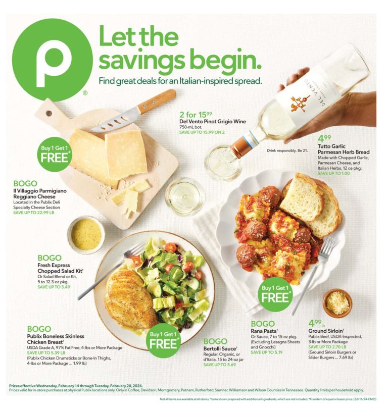 Publix Weekly Ad February 14 to February 20, 2024