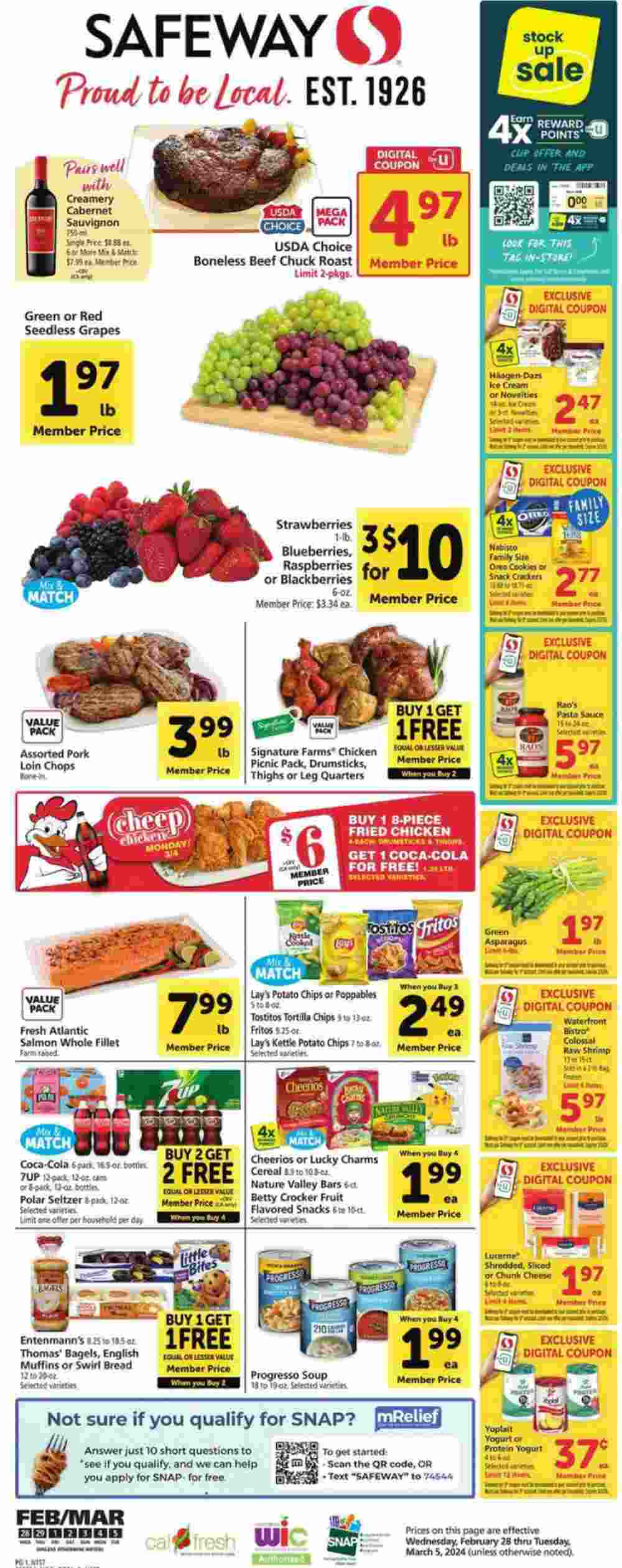 Safeway Weekly Ad March 13 to March 19 2024