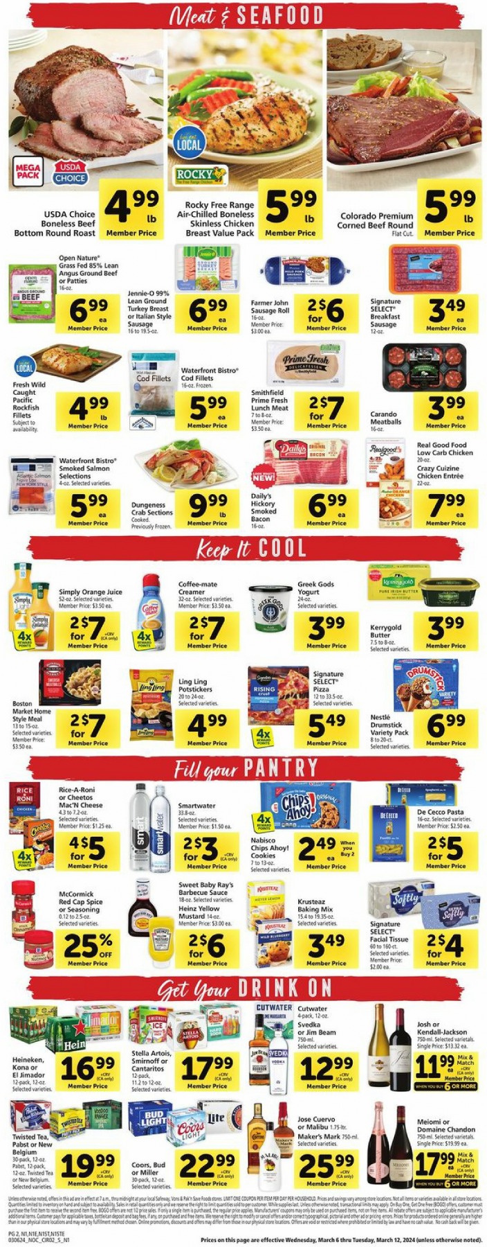 Safeway Weekly Ad March 6 to March 12 2024