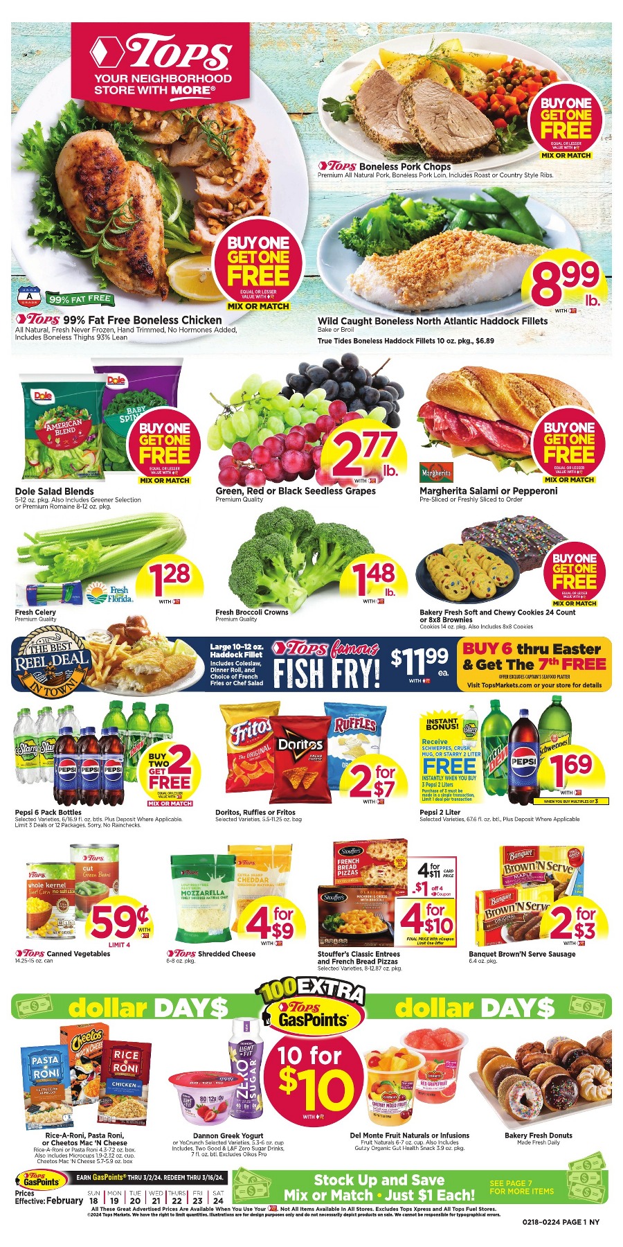 Tops Weekly Ad February 18 to February 24, 2024 1 – tops ad 1 4