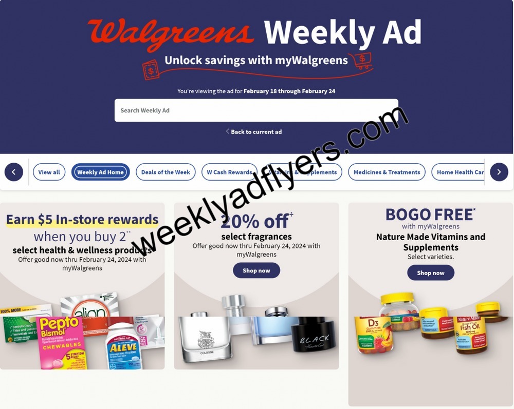 Walgreens Weekly Ad February 18 to February 24, 2024 1 – walgreens ad 1 1
