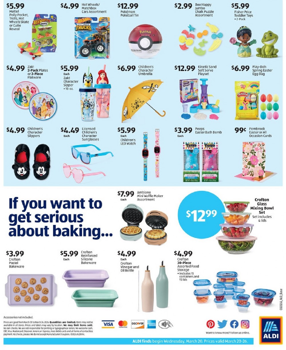 Aldi Weekly Ad March 20 to March 26, 2024