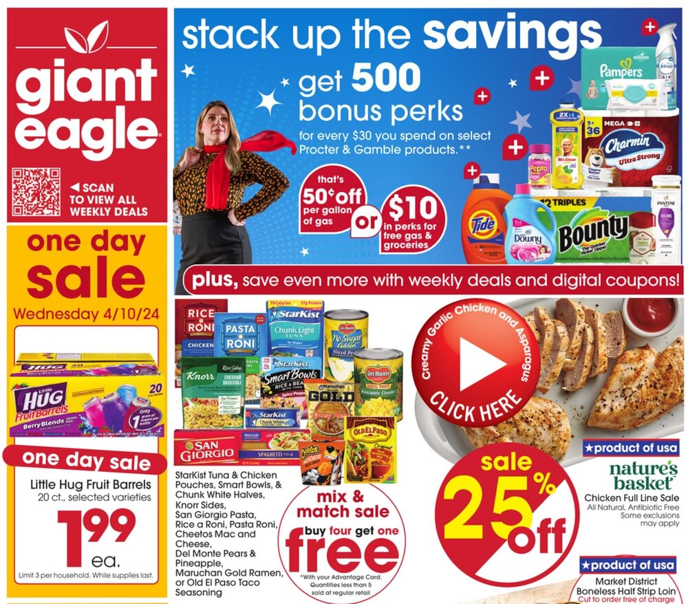 Giant Eagle Weekly Ad April 4 to April 10 2024 1 – giant eagle ad 1 3
