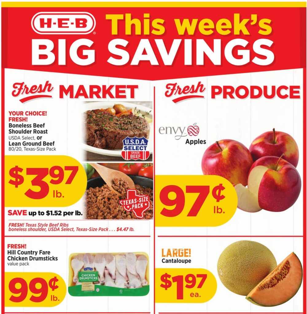 HEB Weekly Ad March 27 to April 2 2024 Preview