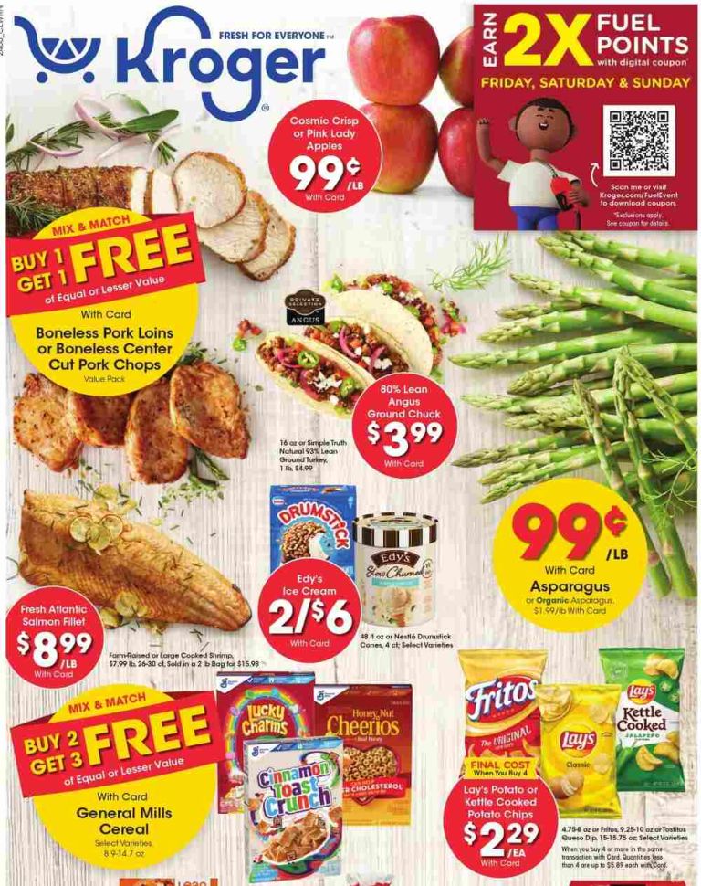 Kroger Weekly Ad April 3 to April 9 2024 Preview