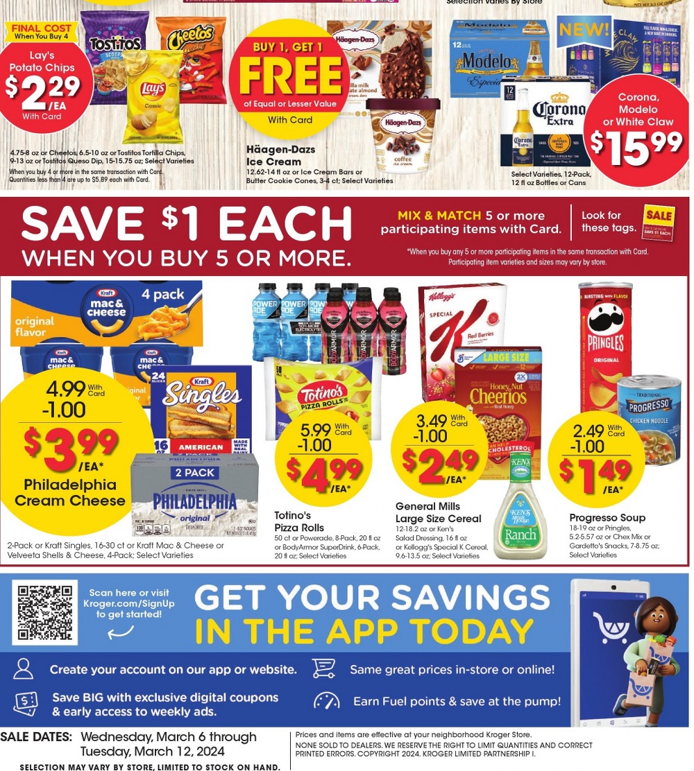 Kroger Weekly Ad March 6 to March 12, 2024