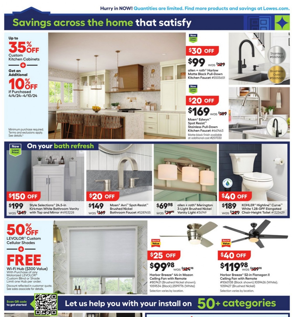 Lowe's Weekly Ad April 11 to April 17 2024