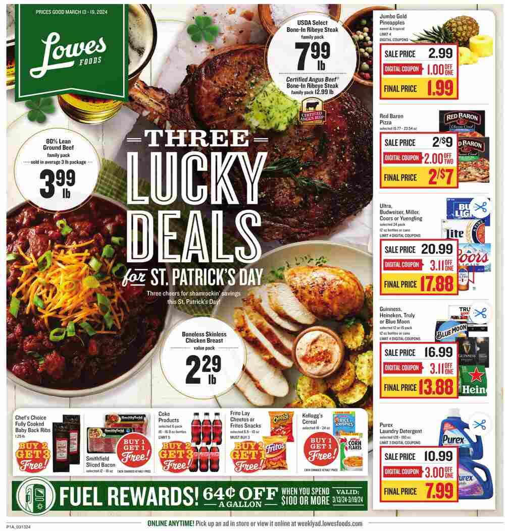 Lowes Foods Weekly Ad March 13 to March 19 2024