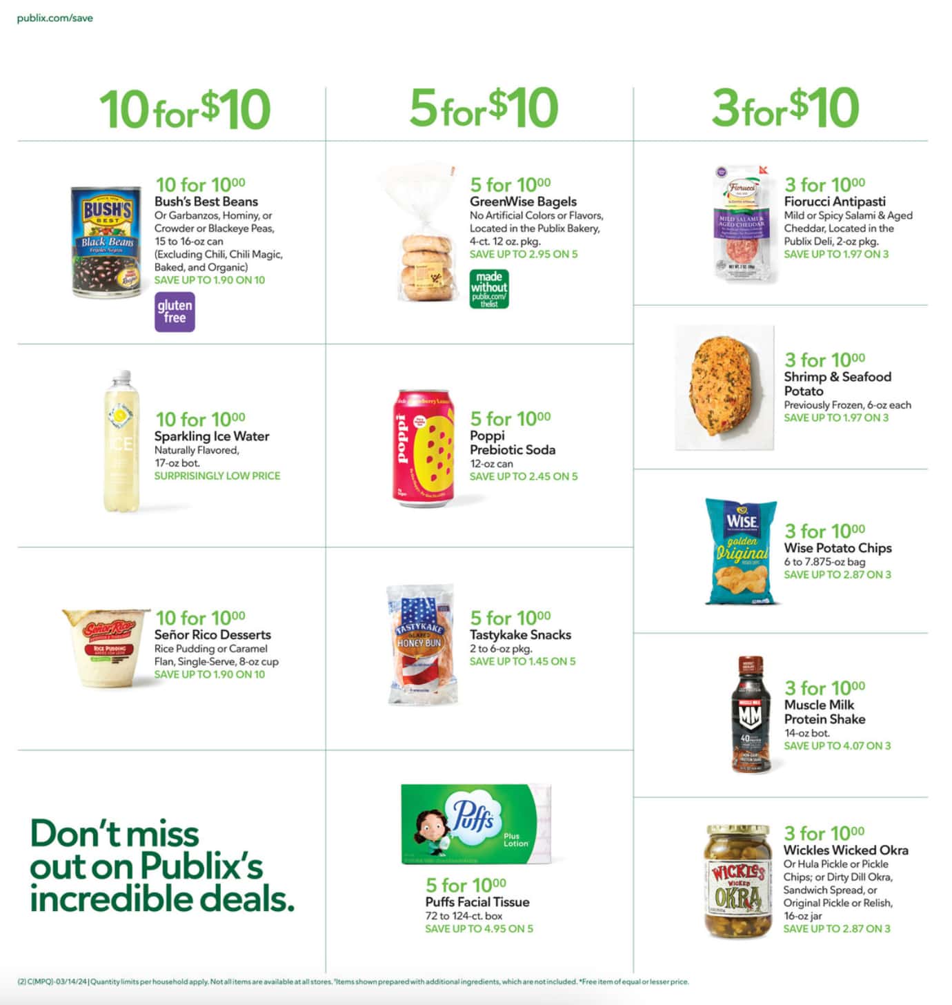 Publix Weekly Ad March 13 to March 19, 2024